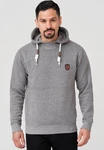 Indicode Hoodie Meza Hellgrau/Grau/Dunkelgrau