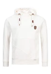 Indicode Hoodie Meza Dunkelblau/Braun/Grau/Hellblau