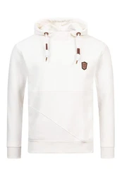 Indicode Hoodie Meza Dunkelblau/Braun/Grau/Hellblau