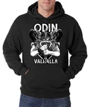 Youth Designz Kapuzenpullover Odin Valhalla Herren Hoodie Grün/Creme