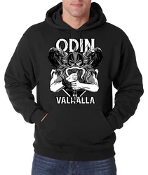 Youth Designz Kapuzenpullover Odin Valhalla Herren Hoodie Grün/Creme