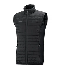 Jako Hybridjacke Steppweste Premium Schwarz/Dunkelrot