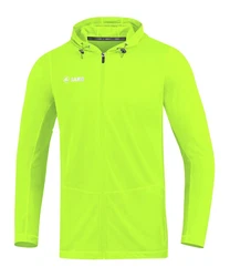 Jako Laufjacke Run 2.0 Kapuzenjacke Running Atmungsaktivität Grün/Gelb