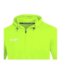 Jako Laufjacke Run 2.0 Kapuzenjacke Running Atmungsaktivität Grün/Gelb