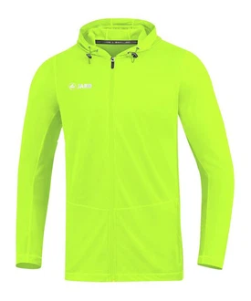 Jako Laufjacke Run 2.0 Kapuzenjacke Running Atmungsaktivität Grün/Gelb