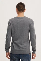 !Solid Strickpullover SDAlegre Dunkelgrau/Grau/Hellgrau