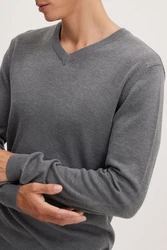 !Solid Strickpullover SDAlegre Dunkelgrau/Grau/Hellgrau