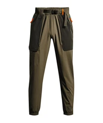 Under Armour Laufhose Rush Trainingshose Khaki/Dunkelgrün