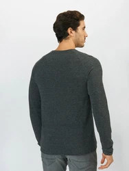Jack & Jones Strickpullover Hill dunkelgrau