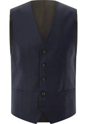 CG Club of Gents Anzugweste CG Carlton Dunkelblau/Hellblau/Blau
