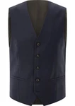 CG Club of Gents Anzugweste CG Carlton Dunkelblau/Hellblau/Blau