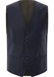 CG Club of Gents Anzugweste CG Carlton Dunkelblau/Hellblau/Blau
