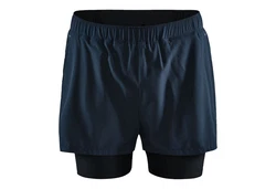 Craft Laufhose ADV Essence 2-in-1 Stretch Shorts Dunkelblau/Blau