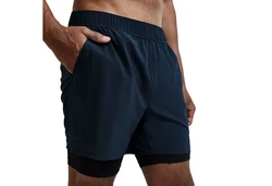 Craft Laufhose ADV Essence 2-in-1 Stretch Shorts Dunkelblau/Blau
