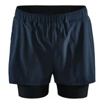Craft Laufhose ADV Essence 2-in-1 Stretch Shorts Dunkelblau/Blau