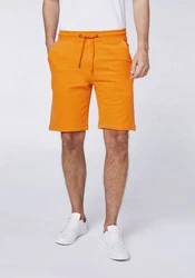 OKLAHOMA PREMIUM DENIM Sweatshorts Orange/Gelb/Braun