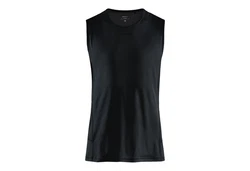 Craft Laufshirt Essence ADV SL Tee Schwarz/Dunkelblau/Grau