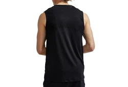 Craft Laufshirt Essence ADV SL Tee Schwarz/Dunkelblau/Grau