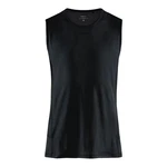 Craft Laufshirt Essence ADV SL Tee Schwarz/Dunkelblau/Grau