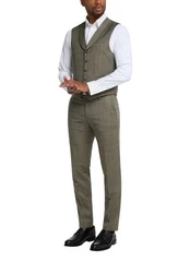 CG Club of Gents Anzugweste Philipp Grau/Braun/Beige/Khaki