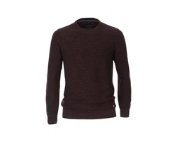CASAMODA V-Ausschnitt Strickpullover beige
