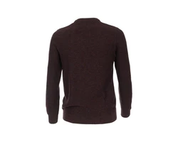 CASAMODA V-Ausschnitt Strickpullover beige