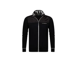Petrol Industries Strickpullover Men Knitwear Collar Schwarz/Lila/Dunkelgrau