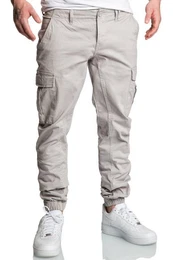 Chinohose RIALTO Cargo Jogger-Chino Herren Cargo Jogger Chino Jeans Hose