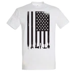 Youth Designz T-Shirt USA Werkzeug Herren T-Shirt Weiß/Dunkelblau/Beige