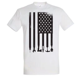T-Shirt USA Werkzeug Herren T-Shirt mit Trendigem Frontdruck