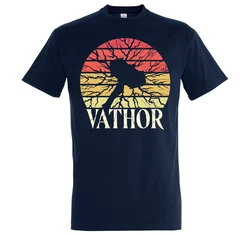 Youth Designz T-Shirt Vathor Herren T-Shirt mit Frontdruck Dunkelblau/Blau