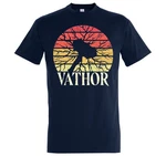 Youth Designz T-Shirt Vathor Herren T-Shirt mit Frontdruck Dunkelblau/Blau