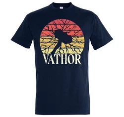 Youth Designz T-Shirt Vathor Herren T-Shirt mit Frontdruck Dunkelblau/Blau