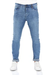 Riverso Herren Jeans Hose RIVToni Tapered Fit Jeanshose Hellblau/Blau