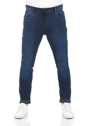 Riverso Herren Jeans Hose RIVToni Tapered Fit Jeanshose Dunkelblau/Blau/Hellblau