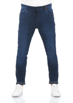 Riverso Herren Jeans Hose RIVToni Tapered Fit Jeanshose Dunkelblau/Blau/Hellblau