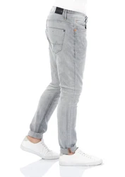 Riverso Herren Jeans Hose RIVToni Tapered Fit Jeanshose Grey Denim