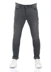 Riverso Herren Jeans Hose RIVToni Tapered Fit Jeanshose Dunkelgrau/Hellgrau/Grau