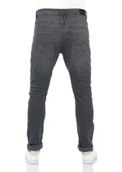 Riverso Herren Jeans Hose RIVToni Tapered Fit Jeanshose Dunkelgrau/Hellgrau/Grau