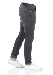 Riverso Herren Jeans Hose RIVToni Tapered Fit Jeanshose Dunkelgrau/Hellgrau/Grau