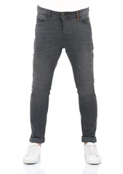 Riverso Herren Jeans Hose RIVToni Tapered Fit Jeanshose Dunkelgrau/Hellgrau/Grau