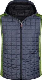 Steppweste , JN768 Herren Strick Hybrid Gilet