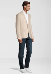 SteffenKlein Anzugsakko Slim-Fit Beige/Khaki/Braun