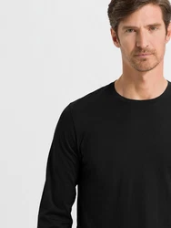 Hanro Pyjamaoberteil Night & Day Schwarz