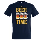 Youth Designz T-Shirt IT'S BEER TIME Dunkelblau/Blau