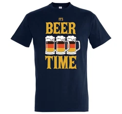 Youth Designz T-Shirt IT'S BEER TIME Dunkelblau/Blau