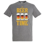 Youth Designz T-Shirt IT'S BEER TIME Grau