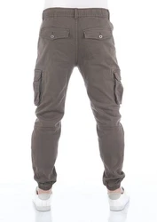 riverso Cargohose RIVHanno Slim Fit Herren Hose Khaki/Dunkelgrün