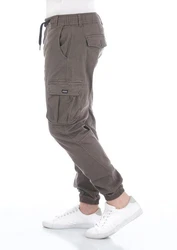 riverso Cargohose RIVHanno Slim Fit Herren Hose Khaki/Dunkelgrün