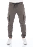 riverso Cargohose RIVHanno Slim Fit Herren Hose Khaki/Dunkelgrün